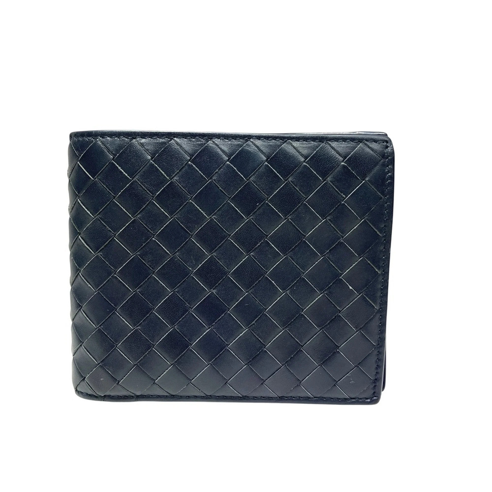 Bottega Veneta bi-fold wallet, Intrecciato leather